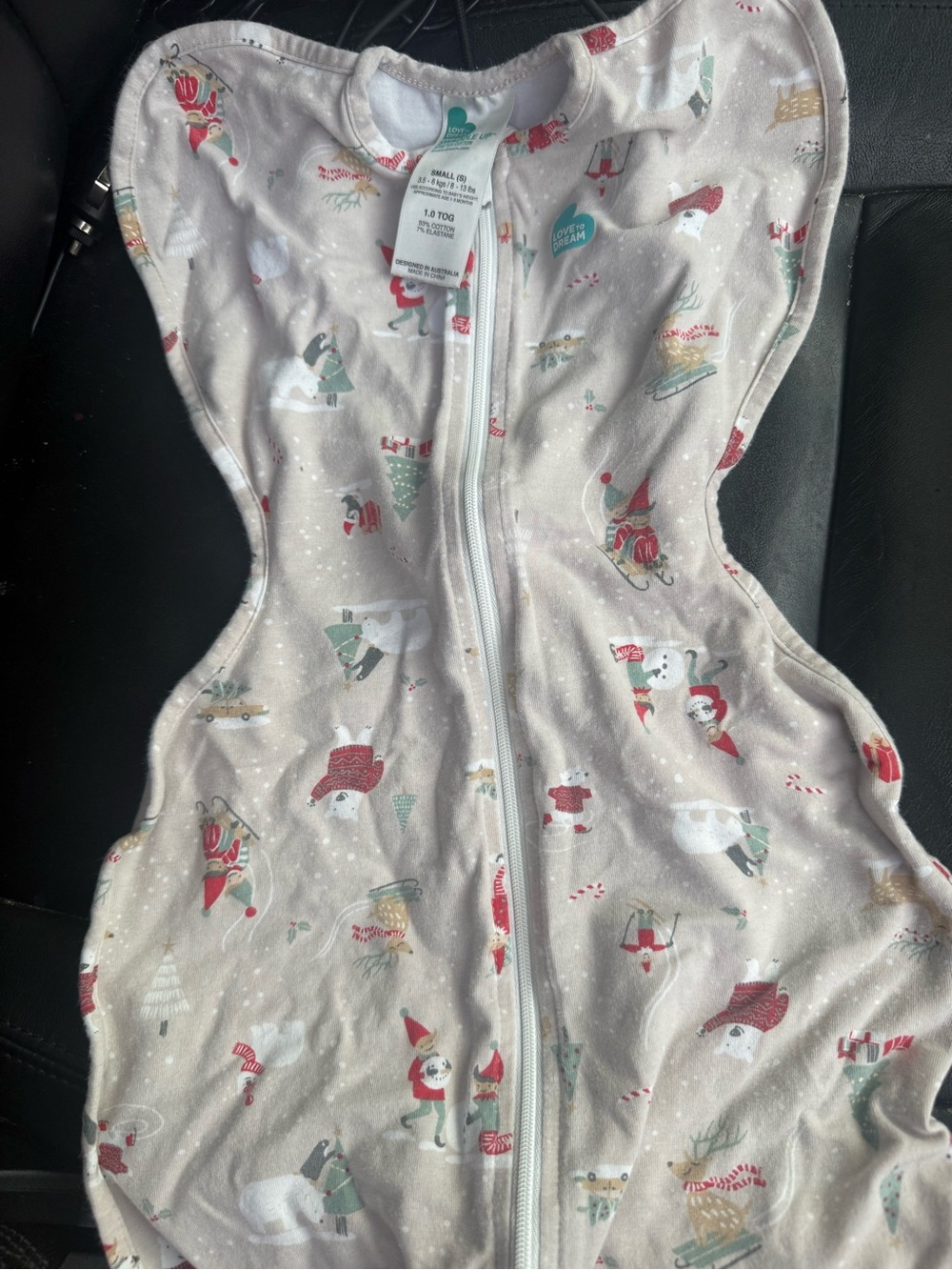 Love to Dream Holiday themed SwaddleUp